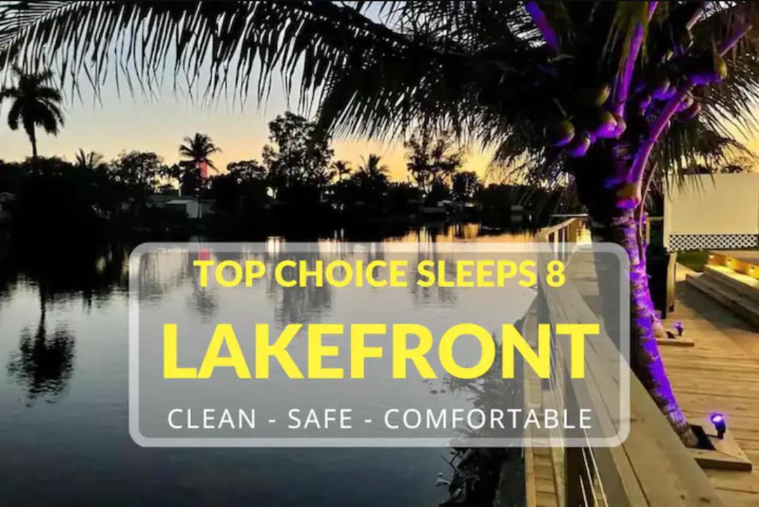 5-Star Lakefront Oasis In Hollywood-Hard Rock Casino Форт Лодърдейл Екстериор снимка